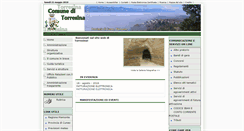 Desktop Screenshot of comune.torresina.cn.it