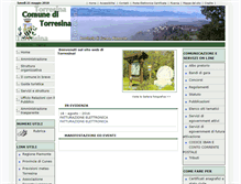Tablet Screenshot of comune.torresina.cn.it